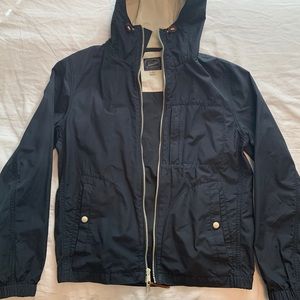 J Crew navy windbreaker